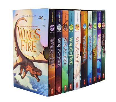 Wings of Fire Series 1-10 Books Collection ENG-HUD-TIS-WOF10P фото