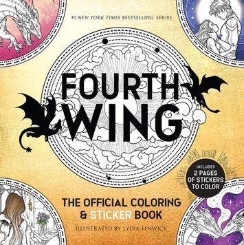 Fourth Wing: The Official Coloring Book ENG-HUD-LR-FP48 фото