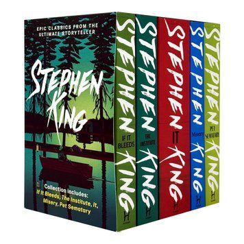Stephen King 5 Books Box ENG-HUD-LR-FP152 фото