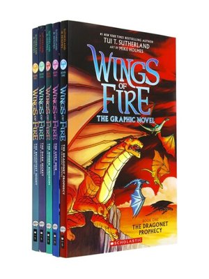 Wings of Fire 5 books box ENG-HUD-TTS-WOFCHP фото