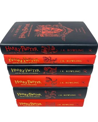 Harry Potter 6 Books Collection Gryffindor Edition ENG-HUD-EVRN-JRK-HPHEG6H фото