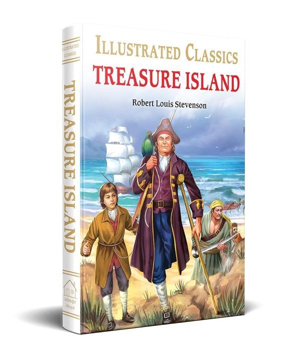 Treasure Island llustrated Children edition, Robert Louis Stevenson