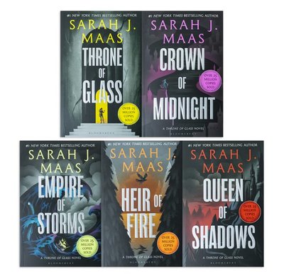 Throne Of Glass Series 1-5 Books Collection (new covers) ENG-HUD-SJM-TOGNC5 фото