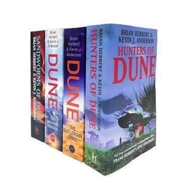 Dune Sequels and Legends of Dune 4 Books Collection ENG-HUD-LA-ST137 фото