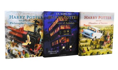 Harry Potter The Illustrated  3 books Collection ENG-HUD-JKR-HP3HE фото