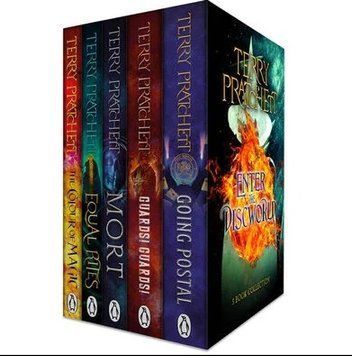 Terry Pratchett Enter the Discworld 5 Book Box ENG-HUD-TP-TPDW5P фото