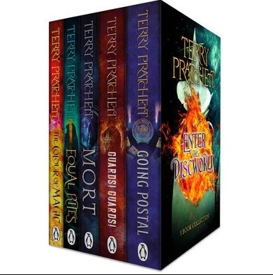 Terry Pratchett Enter the Discworld 5 Book Box  ENG-HUD-TP-TPDW5P фото