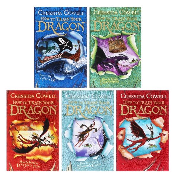 How To Train Your Dragon 5 Books Collection ENG-HUD-GJ-SHU18 фото