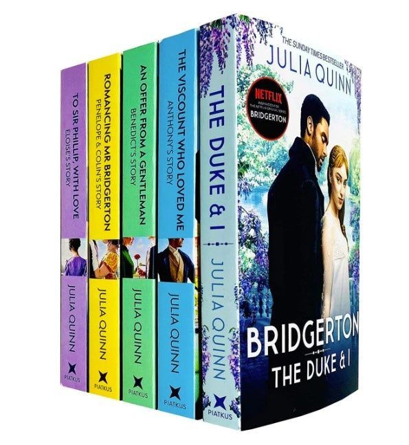Bridgerton 5 Books collection ENG-HUD-JQ-TB5PC фото