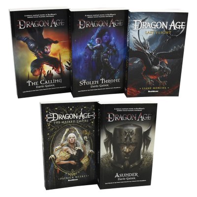 Dragon Age 5 Books Collection  ENG-HUD-DLJ-DSF18 фото