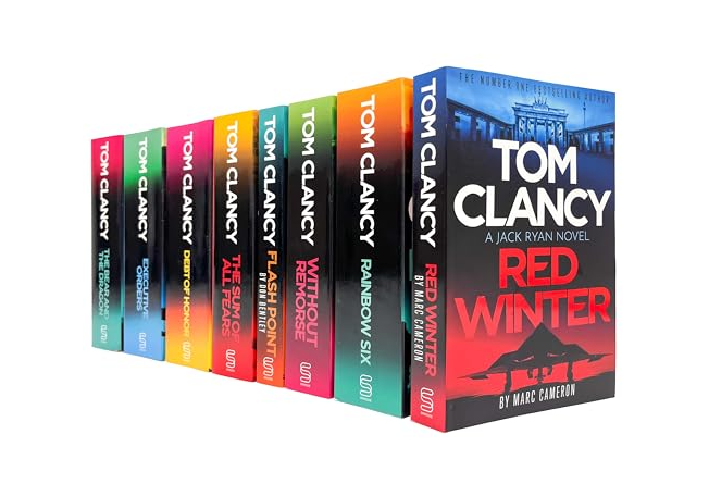 Tom Clancy 8 Books Collection Set ENG-HUD-MSR-EWS44 фото