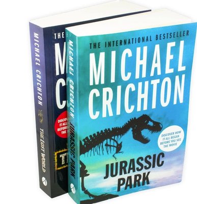 Jurassic Park & The Lost World 2 Books Collection  ENG-HUD-MC-JP2BC фото