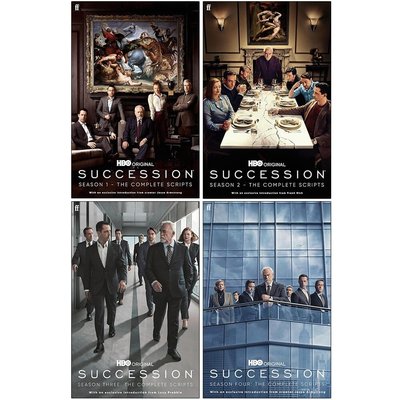 Succession: The Complete Scripts Season 1-4 By Jesse Armstrong 4 Books Collection  ENG-HUD-KCC-MC3 фото