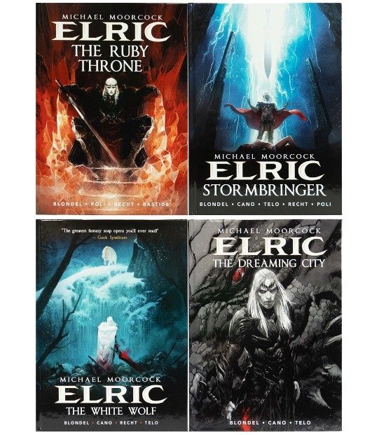 Michael Moorcock's Elric 4 books Box ENG-HUD-MST-RP17 фото