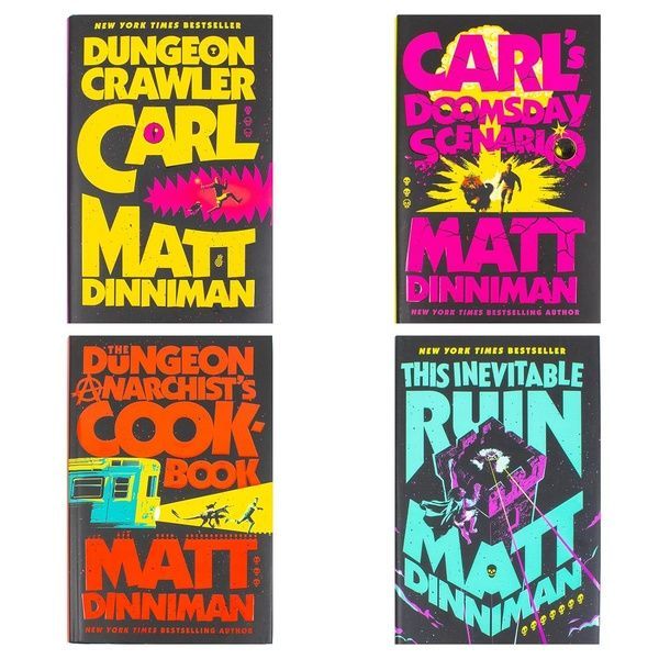 Dungeon Crawler Carl  4 books set