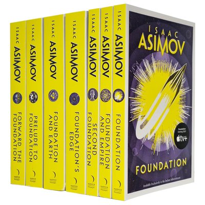 The Foundation Series by Isaac Asimov 7 Books Collection ENG-HUD-HF-TTE59 фото
