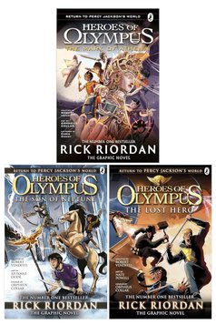 Heroes of Olympus Graphic Novels 3 Books Collection