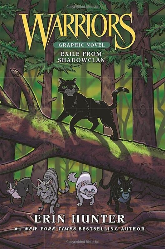 Warriors: Exile from ShadowClan graphic novel, Erin Hunter